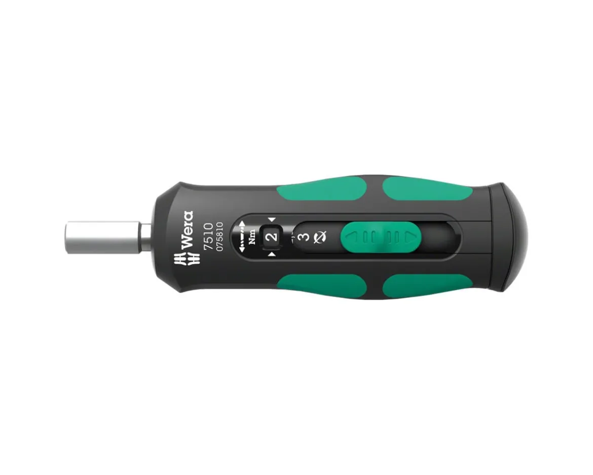 Wera 7510 Kraftform Safe-Torque Screwdriver (1.0, 1.5, 2.0, 2.5, 3.0 Nm)