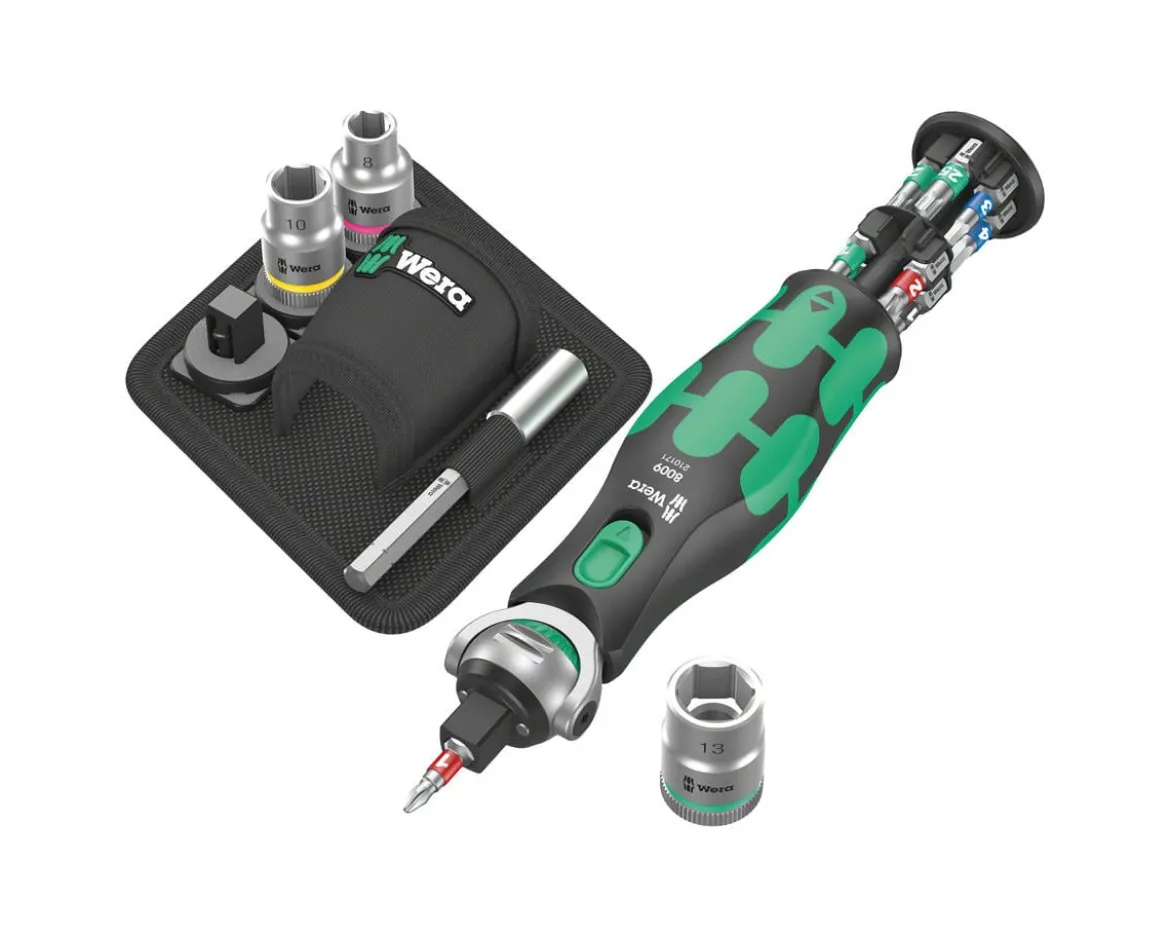 Wera 8009 Zyklop Ratchet Pocket Set 2 (18 Pieces)