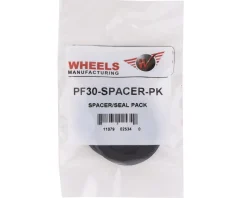Wheels Manufacturing Bottom Bracket Spacer Pack (Black) (30mm Inner Diameter)
