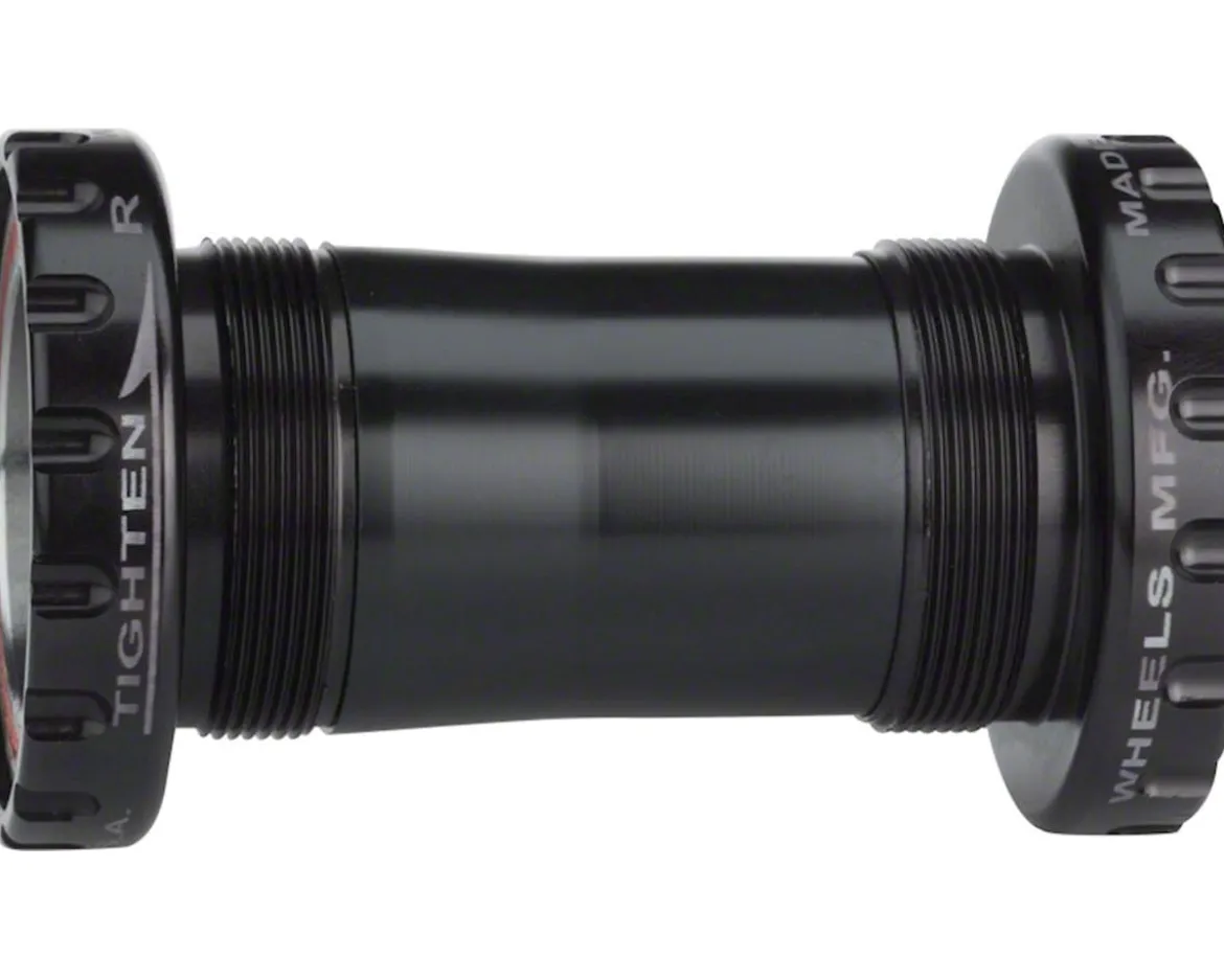 Wheels Manufacturing BSA 30 Bottom Bracket (Black) (BSA) (Fits 104mm+ Spindles) (Angular Contact Bearings)
