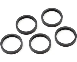 Wheels Manufacturing Carbon Headset Spacers (Gloss Black) (1-1/8") (5mm) (5 Pack)