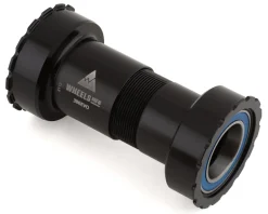Wheels Manufacturing 24mm Bottom Bracket (Black) (BB386 EVO) (ABEC-3 Bearings)