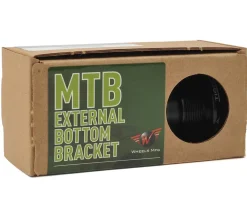 Wheels Manufacturing MTB Bottom Bracket (Black) (BSA) (Angular Contact Bearings) (24mm/Shimano Spindle)