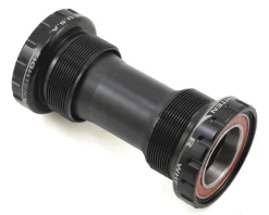 Wheels Manufacturing MTB Bottom Bracket (Black) (BSA) (Angular Contact Bearings) (24mm/Shimano Spindle)