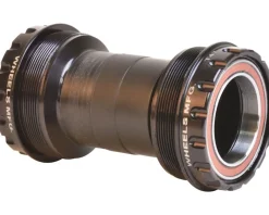 Wheels Manufacturing Outboard Bottom Bracket (Black) (T47) (30mm Spindle) (Angular Contact Bearings)