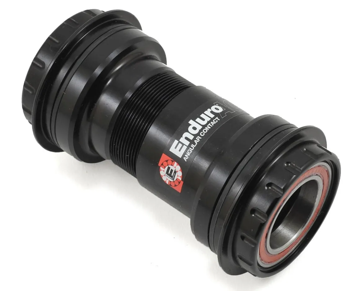 Wheels Manufacturing Outboard Bottom Bracket (Black) (PF30) (68/73mm) (24mm Spindle) (Angular Contact Bearings)