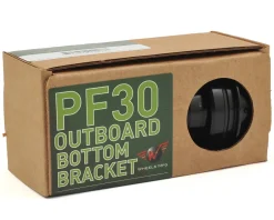 Wheels Manufacturing Outboard Bottom Bracket (Black) (PF30) (68/73mm) (24mm Spindle) (Angular Contact Bearings)