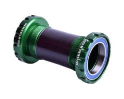 Wheels Manufacturing Threaded External ABEC-3 Bottom Bracket (Green) (BSA) (68/73/100) (SRAM DUB)