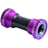 Wheels Manufacturing Threaded External ABEC-3 Bottom Bracket (Purple) (BSA) (68/73) (24mm/Shimano Spindle)