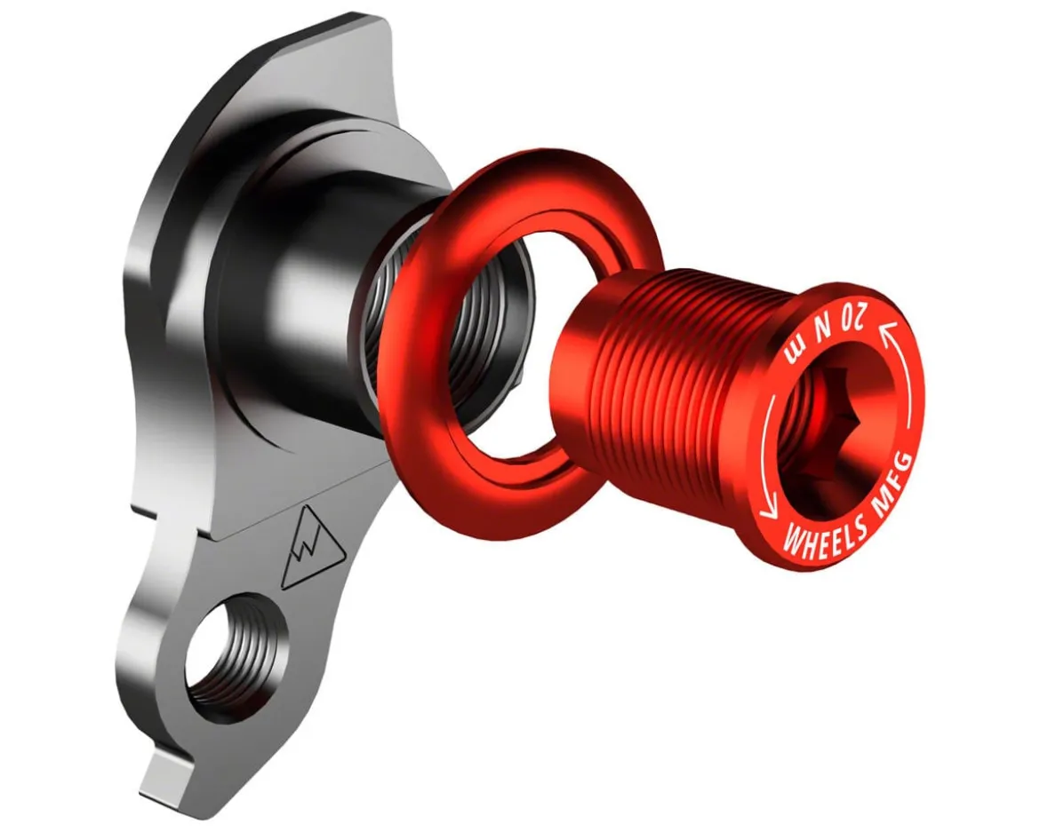 Wheels Manufacturing Universal Derailleur Hanger 487 (Red) (UDH) (For Trek ABP MTB Frames)