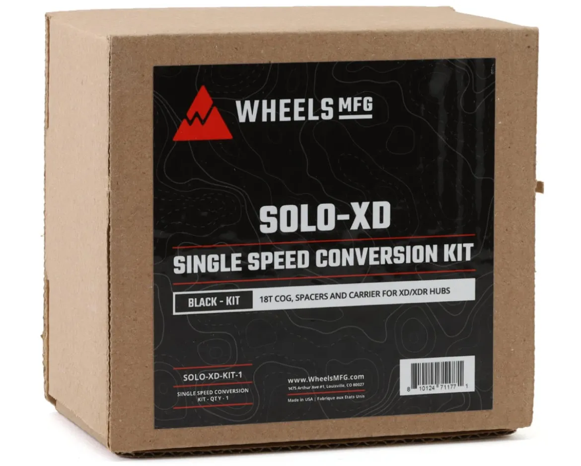 Wheels Manufacturing SOLO-XD Single Speed Conversion Kit (Black) (18T)