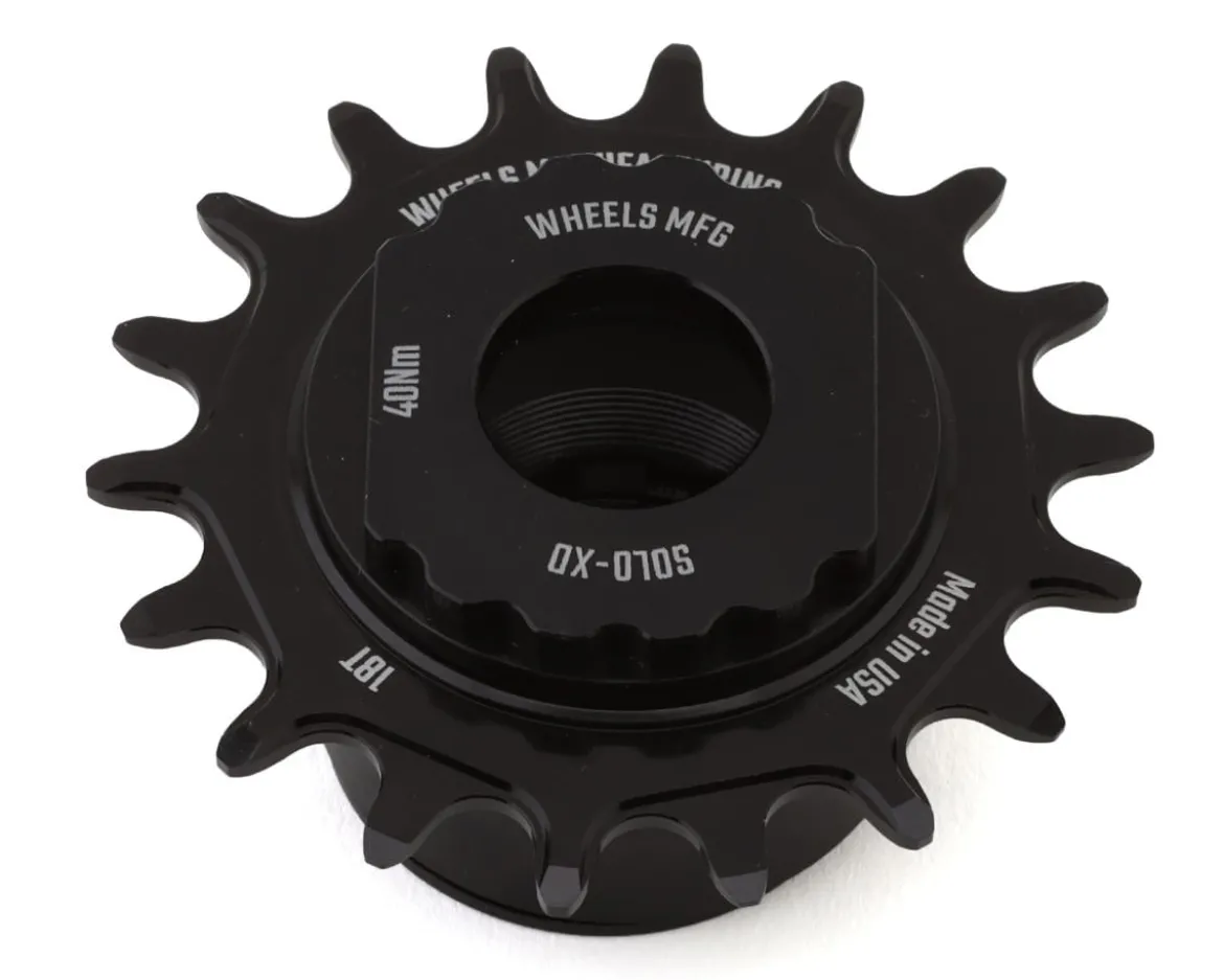 Wheels Manufacturing SOLO-XD Single Speed Conversion Kit (Black) (18T)