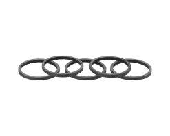 Whisky Parts UD Carbon Spacer (Matte Black) (5 Pack) (2.5mm)