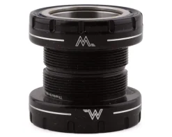 White Industries External BSA Bottom Bracket (Black) (30mm Spindle) (Steel Bearings)