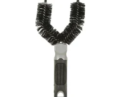White Lightning Easy Clean Tire Brush, Black