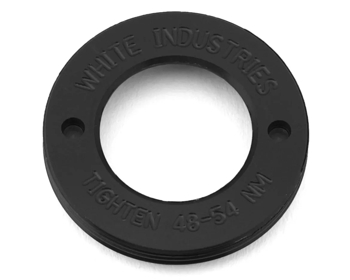 White Industries MR30 Crank Extractor Cap & Bolt Kit (Black/Black)