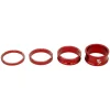 Wolf Tooth Components 1-1/8" Headset Spacer Kit (Red) (3, 5,10, 15mm)
