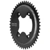 Wolf Tooth Components Aero Chainring (Black) (GRX 800 Series) (Drop-Stop ST) (Single) (46T) (110mm Shimano Asym. BCD)