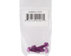 Wolf Tooth Components Aluminum Bottle Cage Bolts (Purple) (4-Pack)