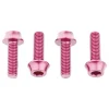 Wolf Tooth Components Aluminum Bottle Cage Bolts (Pink) (4-Pack)