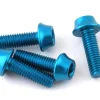 Wolf Tooth Components Aluminum Bottle Cage Bolts (Teal) (4-Pack)