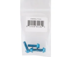 Wolf Tooth Components Aluminum Bottle Cage Bolts (Teal) (4-Pack)