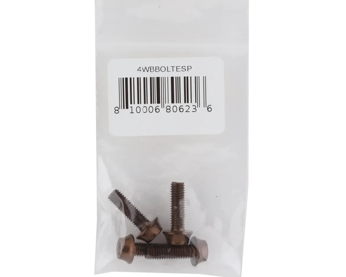Wolf Tooth Components Aluminum Bottle Cage Bolts (Espresso) (4-Pack)