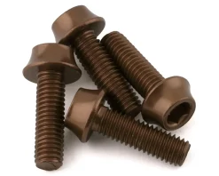 Wolf Tooth Components Aluminum Bottle Cage Bolts (Espresso) (4-Pack)