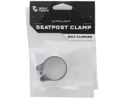 Wolf Tooth Components Anodized Seatpost Clamp (Raw Silver) (34.9mm)