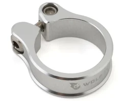 Wolf Tooth Components Anodized Seatpost Clamp (Raw Silver) (34.9mm)