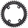 Wolf Tooth Components Asymmetric Chainring for Shimano GRX Cranksets (Black) (Drop-Stop ST) (Single) (42T) (110mm Shimano Asym. BCD)