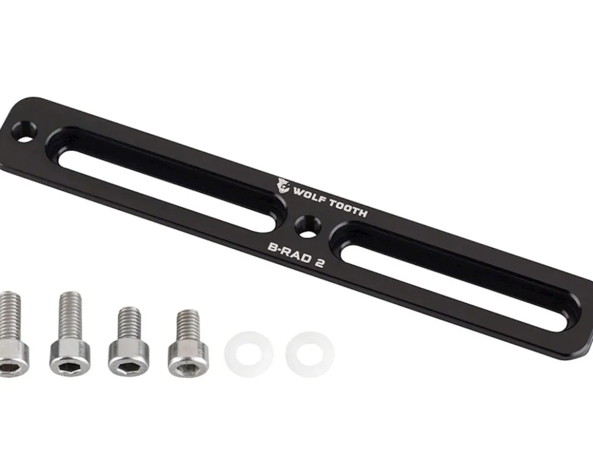 Wolf Tooth Components B-RAD Mounting Bases (Black) (2 Slot)