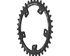 Wolf Tooth Components CAMO Aluminum Round Chainring (Black) (Drop-Stop A) (Single) (34T)