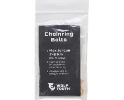 Wolf Tooth Components Dual Hex Fitting Chainring Bolts (Gold) (6mm) (4 Pack) (For 1x Use)