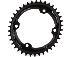 Wolf Tooth Components Elliptical Chainring (Black) (110mm Shimano Asym. BCD) (Drop-Stop B) (Single) (38T) (GRX)