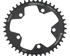 Wolf Tooth Components Gravel/CX/Road Elliptical Chainring (Black) (110mm BCD) (Drop-Stop B) (Single) (38T)