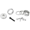 Wolf Tooth Components Headset Spacer BlingKit (Raw Silver) (3, 5,10, 15mm) (w/ Bottle Cage Bolts)