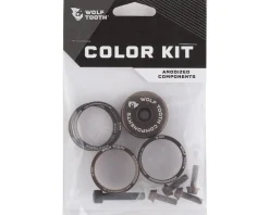 Wolf Tooth Components Headset Spacer BlingKit (Espresso) (3, 5, 10, 15mm) (w/ Bottle Cage Bolts)