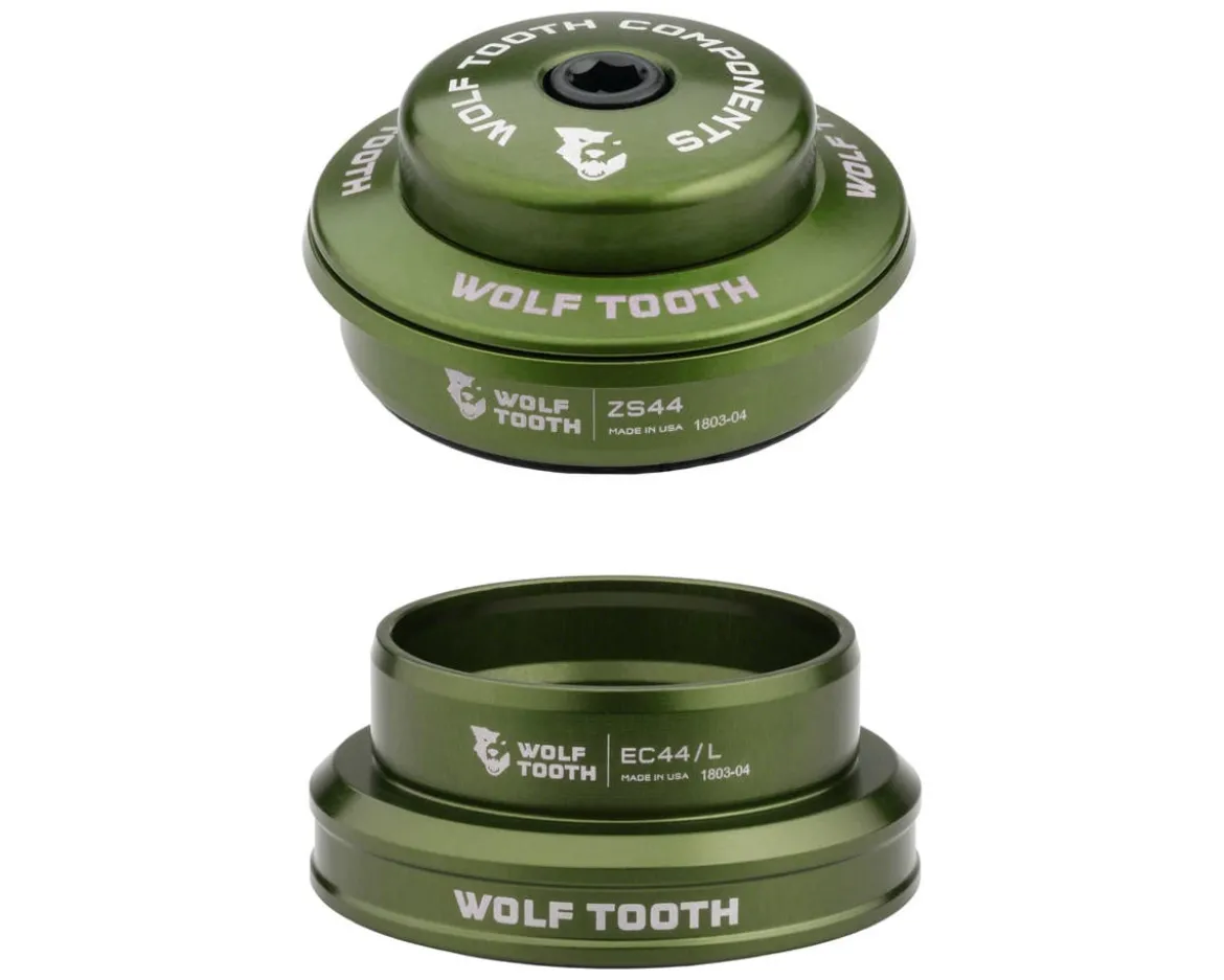 Wolf Tooth Components Premium Headset (Olive) (1 1/8" to 1 1/2") (ZS44/28.6) (EC44/40)