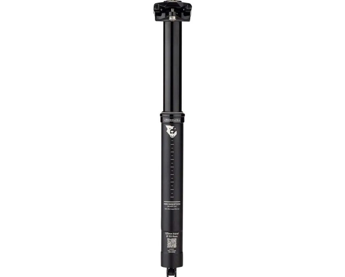 Wolf Tooth Components Resolve Dropper Seatpost (Black) (30.9mm) (363mm) (125mm)