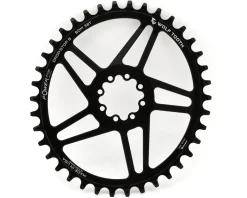 Wolf Tooth Components SRAM 8-Bolt Direct Mount Elliptical Chainring (Black) (Drop-Stop B) (Single) (6mm Offset) (38T)
