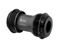 Wolf Tooth Components T47 External Bottom Bracket (Black) (24mm | Shimano) (68/73mm)