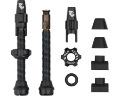 Wolf Tooth Components Tubeless Valve Stem Kit For Clik Valve (Black) (44mm)