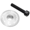 Wolf Tooth Components Ultralight Stem Cap & Bolt (Raw Silver)
