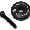 Wolf Tooth Components Ultralight Stem Cap w/ Integrated Spacer (Black) (5mm)
