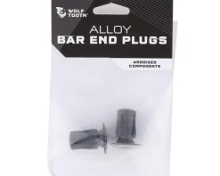 Wolf Tooth Components Alloy Bar End Plugs (Black)