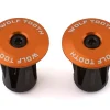 Wolf Tooth Components Alloy Bar End Plugs (Orange)