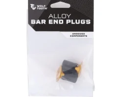 Wolf Tooth Components Alloy Bar End Plugs (Gold)