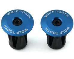Wolf Tooth Components Alloy Bar End Plugs (Blue)