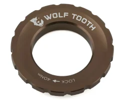 Wolf Tooth Components Centerlock Rotor Lockring (Espresso) (External Spline)